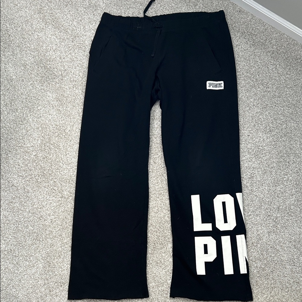 PINK Victoria's Secret Black Lounge Pants